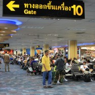 Phuket International Airport - the domestic departures lounge