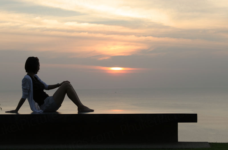 Sit back and watch this sunset - truly beautiful view from Trisara Resort