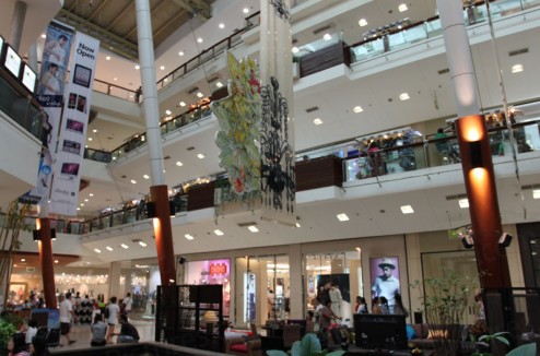 View inside Central Festival shopping mall Phuket View inside Central Festival shopping mall Phuket