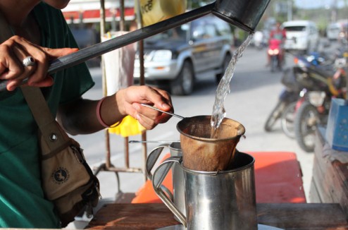 Fresh Thai coffee on the street Fresh Thai coffee on the street